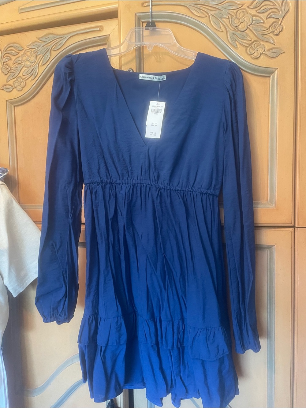 Abercrombie & Fitch Navy V-Neck Dress